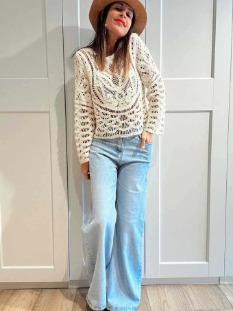 Punto Crochet BOHKEM Beige HEVE