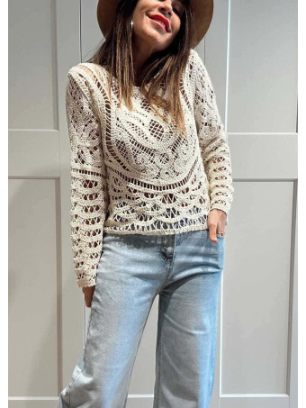 Punto Crochet BOHKEM Beige HEVE