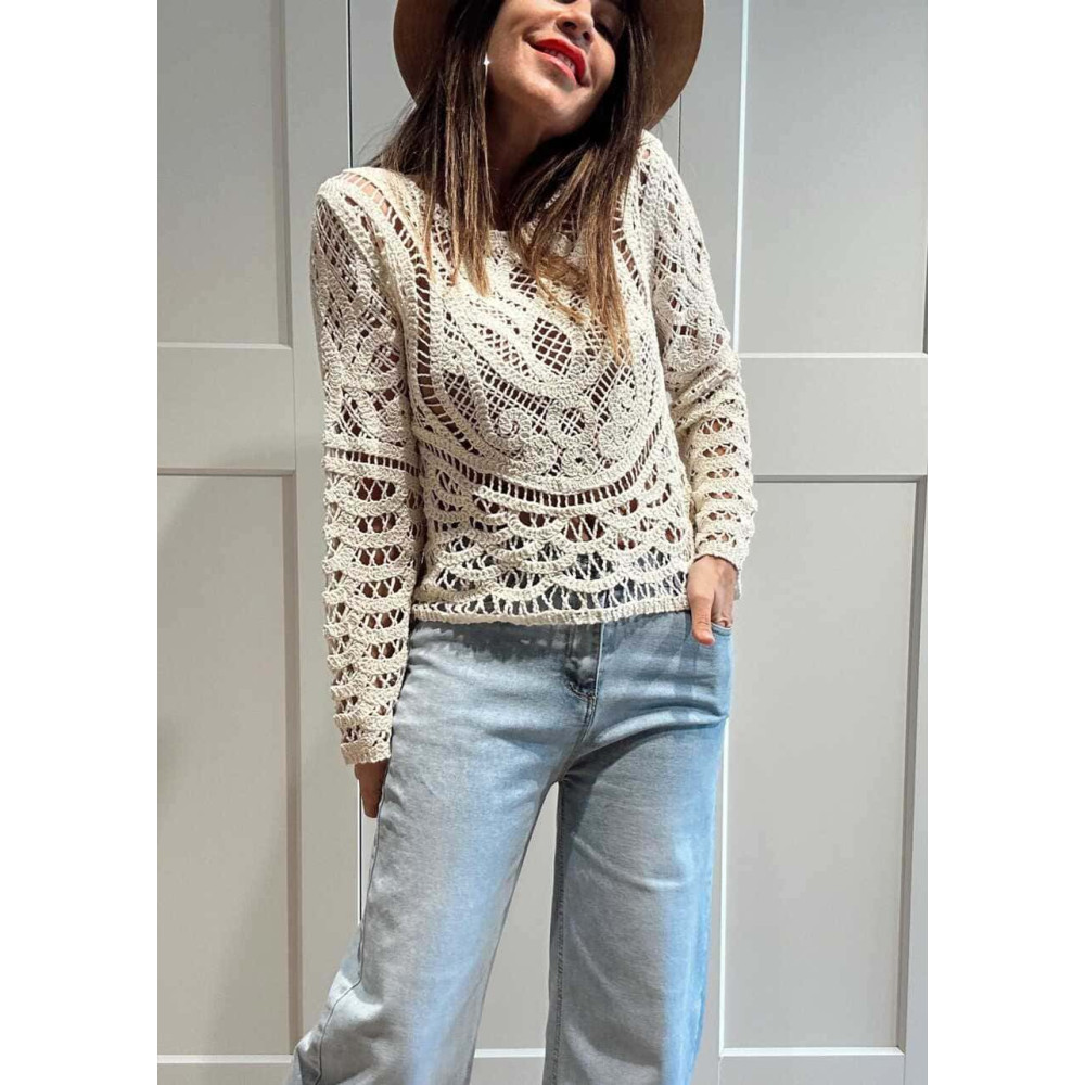 Punto Crochet BOHKEM Beige HEVE