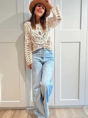 Punto Crochet BOHKEM Beige HEVE