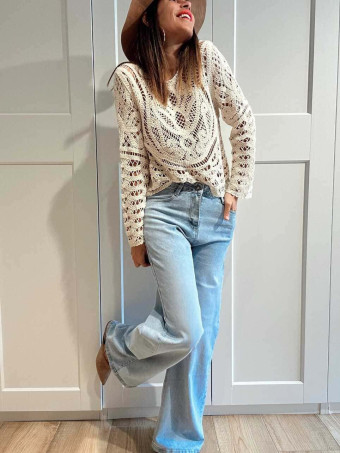 Punto Crochet BOHKEM Beige HEVE