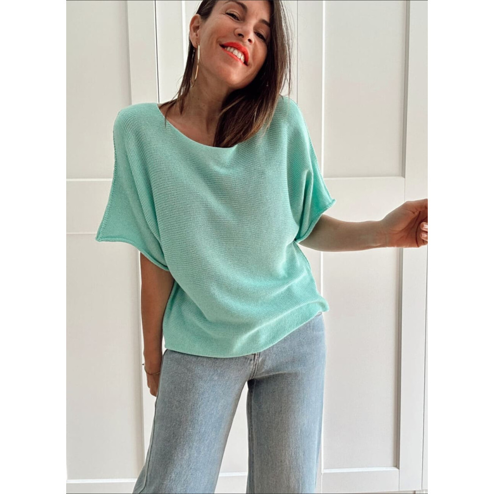 Punto Manga Corta DEEYAZ Aguamarina HEVE