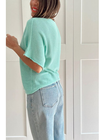 Punto Manga Corta DEEYAZ Aguamarina HEVE