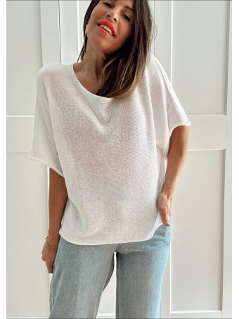 Punto Manga Corta DEEYAZ Blanco HEVE