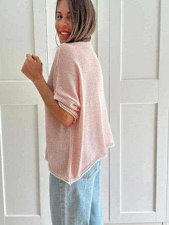 Punto Oversize con Bolsillo TABIDOO Rosa HEVE
