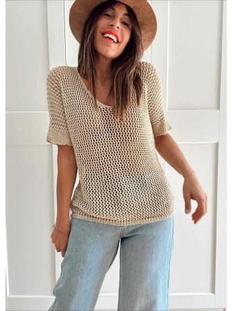 Punto Calado Manga Corta LYSORIA Oro HEVE