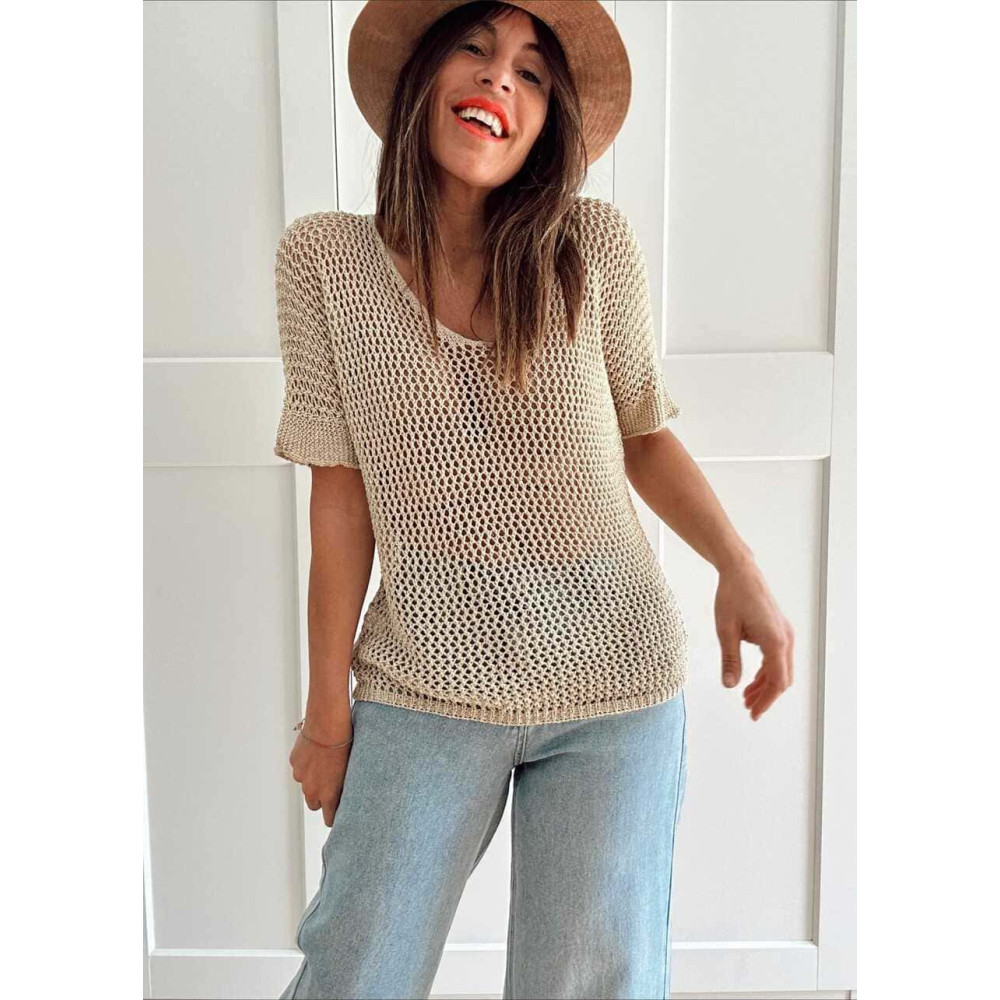 Punto Calado Manga Corta LYSORIA Oro HEVE