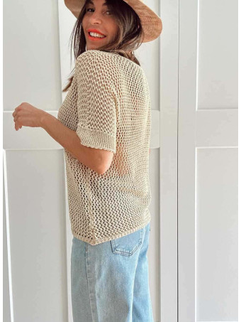 Punto Calado Manga Corta LYSORIA Oro HEVE