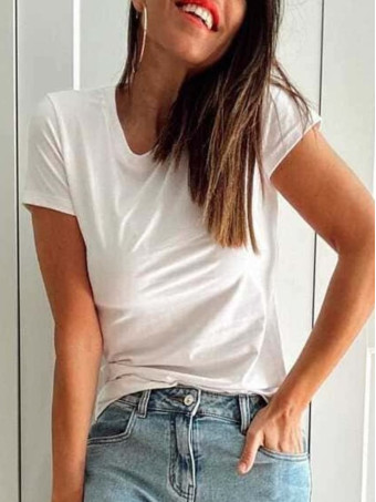 Camiseta Básica Algodón...