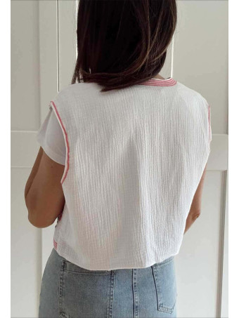 Chaleco Corto Bordado KELUNE 02 HEVE