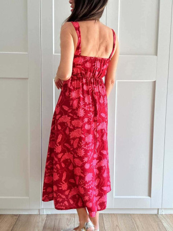 Vestido Estampado con Vuelo AMASTAY HEVE