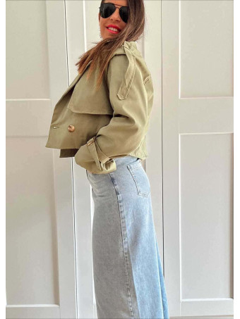 Gabardina Corta RAINZ Verde Militar HEVE