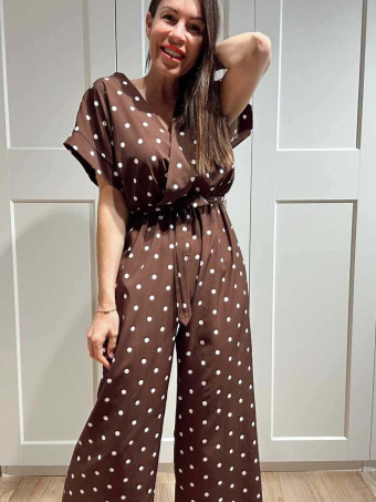 Mono Lunares Casual Style ZAFFORA Marrón HEVE