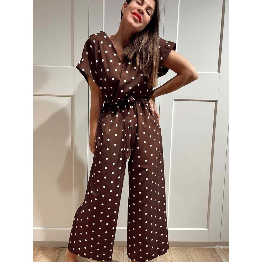 Mono Lunares Casual Style ZAFFORA Marrón HEVE