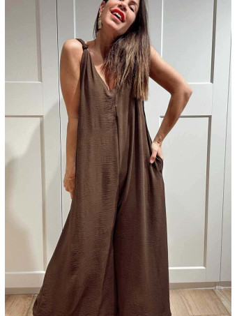 Mono Palazzo Oversize NALEIRA Marrón HEVE