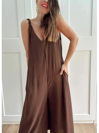 Mono Palazzo Oversize NALEIRA Marrón HEVE