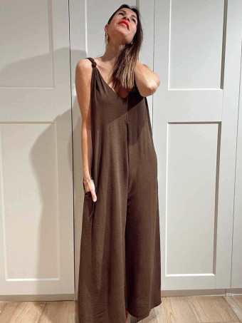 Mono Palazzo Oversize NALEIRA Marrón HEVE