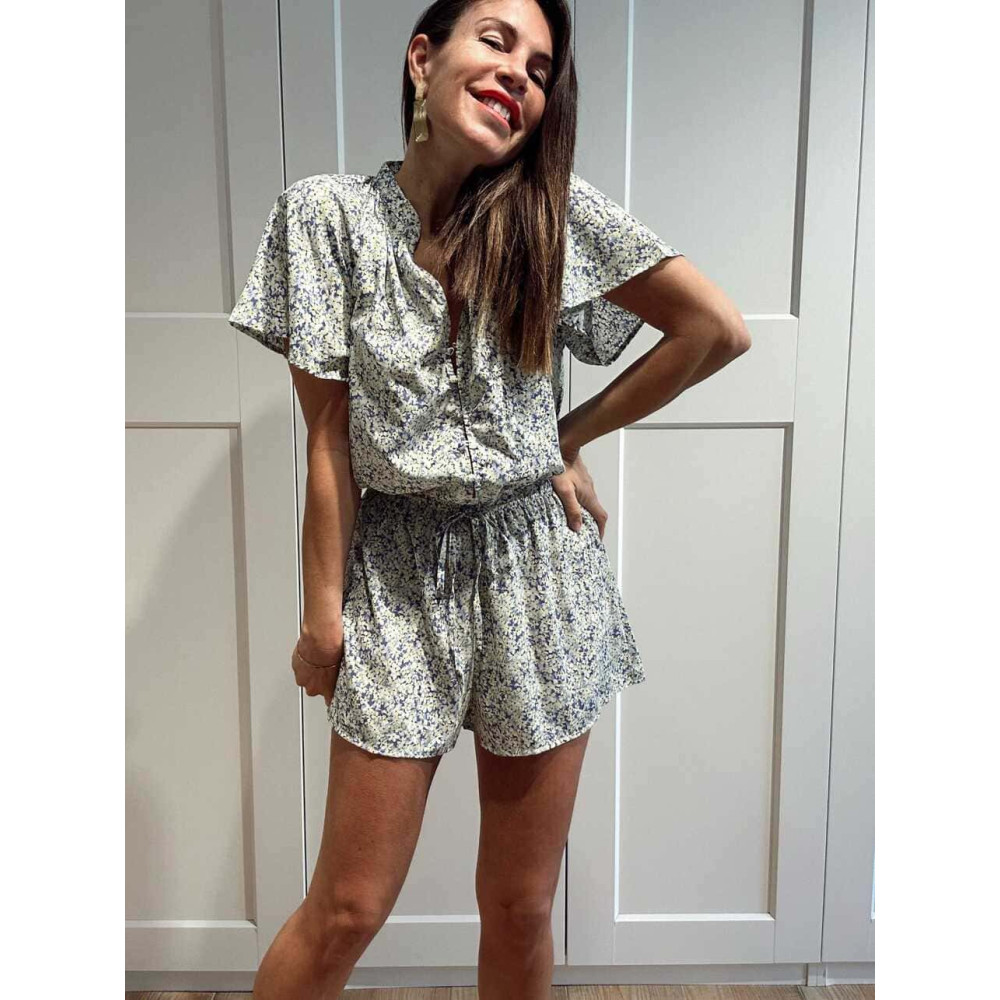 Mono Corto Estampado Floral ELIAVONY Morado HEVE