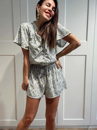 Mono Corto Estampado Floral ELIAVONY Morado HEVE