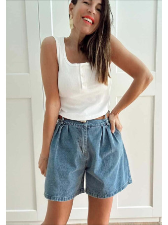 Top Básico Canalé REELMA Blanco HEVE