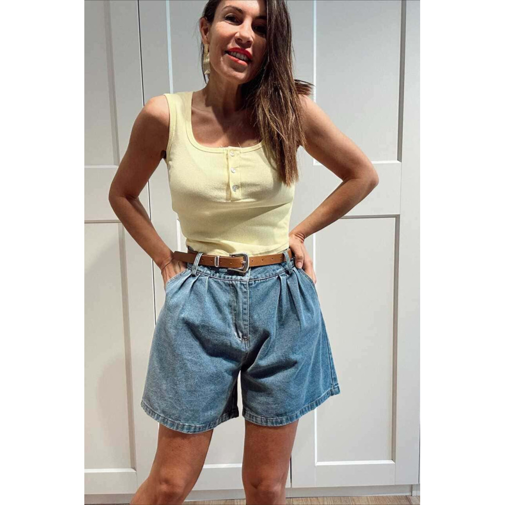 Top Básico Canalé REELMA Amarillo HEVE