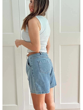 Top Básico Canalé REELMA Celeste HEVE