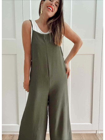 Conjunto Mono y Camiseta FADE Verde Militar HEVE