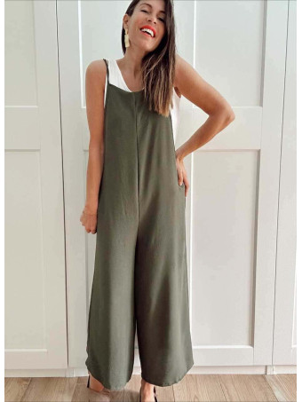 Conjunto Mono y Camiseta FADE Verde Militar HEVE