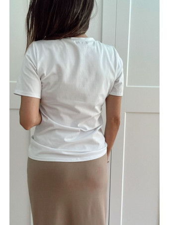 Camiseta Gráfica Algodón PAWTITUDE Blanco HEVE