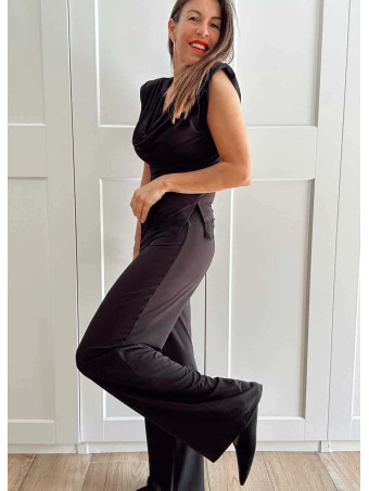 Conjunto Cuerpo y Pantalón SELENDRA Negro HEVE