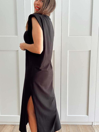 Vestido Básico Hombreras VARSOVIE Negro HEVE