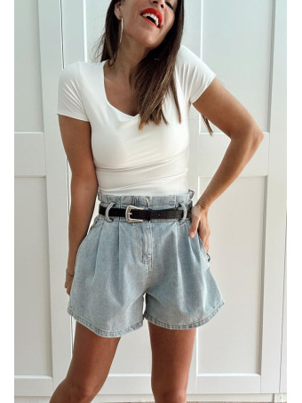 Body Soft Touch Manga Corta MAVER Blanco HEVE