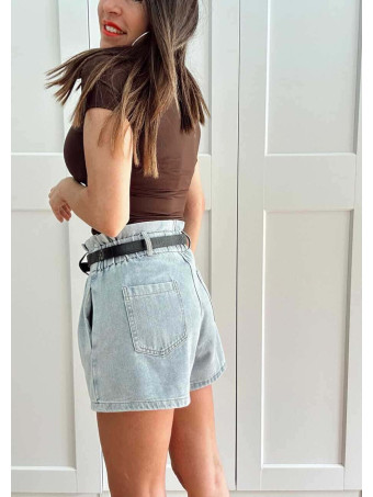 Body Soft Touch Manga Corta MAVER Marrón HEVE