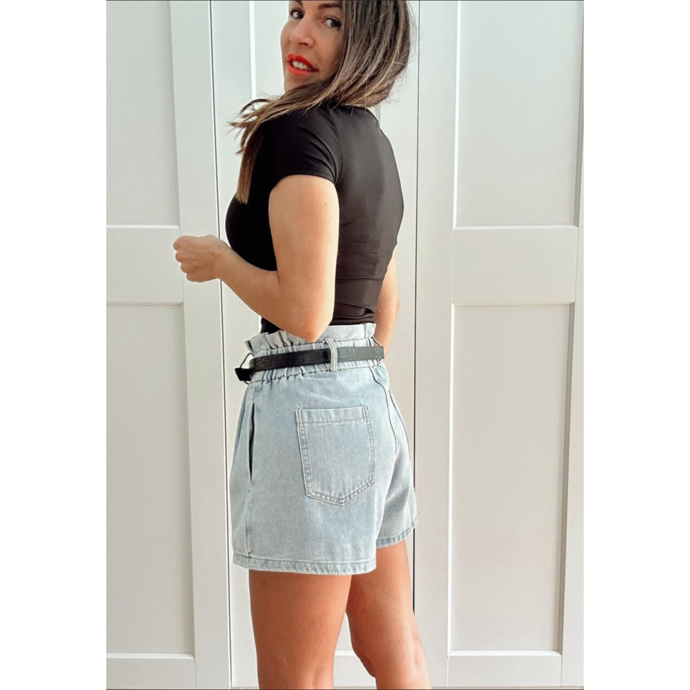 Body Soft Touch Manga Corta MAVER Negro HEVE