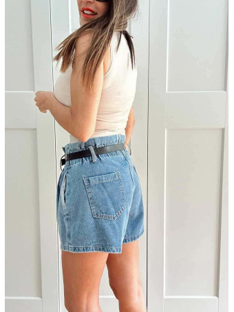 Short Vaquero con Cinturón VALENZA Blue Jean HEVE