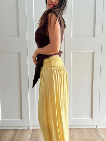 Pantalón Harem ALADDÍN Mostaza HEVE