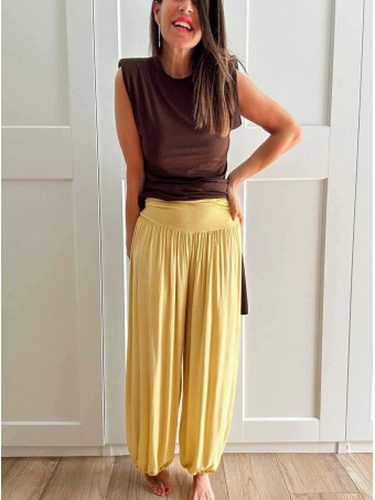 Pantalón Harem ALADDÍN Mostaza HEVE