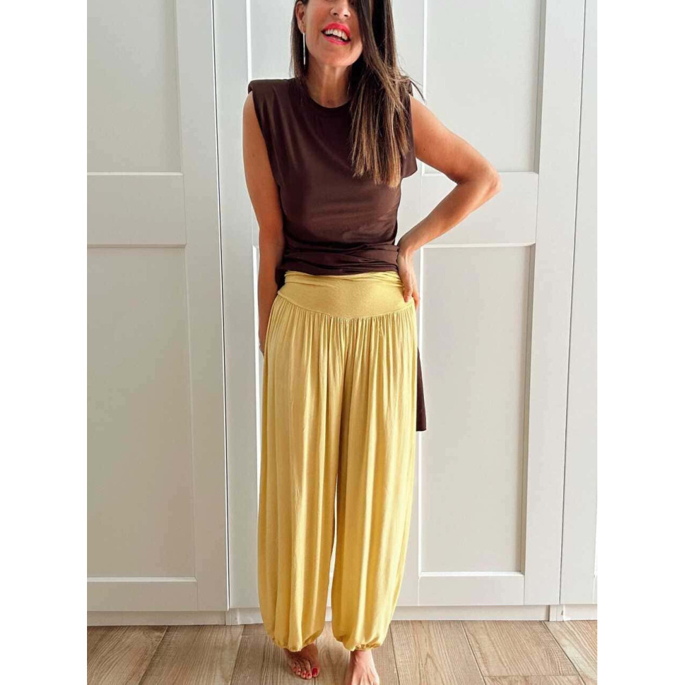 Pantalón Harem ALADDÍN Mostaza HEVE