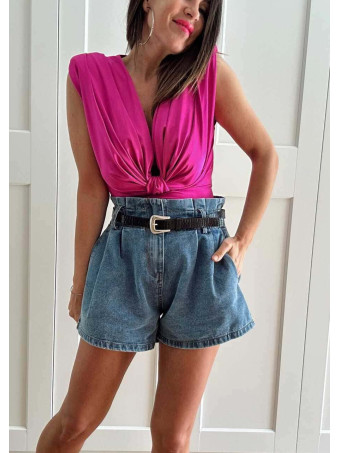 Body Hombreras Drapeado VIRANDIA Buganvilla HEVE