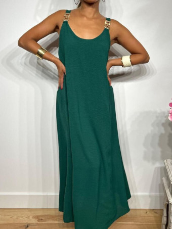 Vestido Eslabones NARELLA Verde Pino HEVE