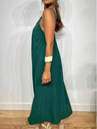 Vestido Eslabones NARELLA Verde Pino HEVE