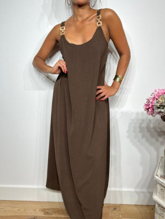 Vestido Eslabones NARELLA Marrón HEVE