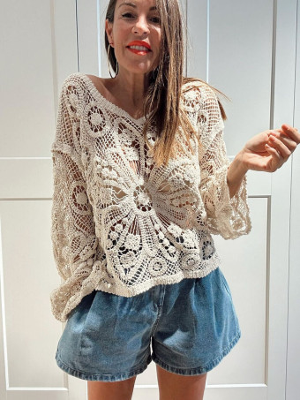 Punto Crochet SIRYANE Beige HEVE