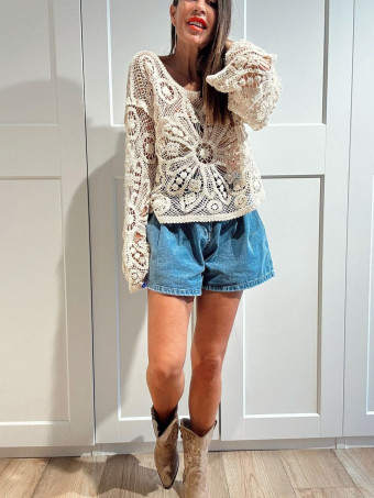 Punto Crochet SIRYANE Beige HEVE