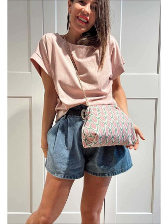 Blusa con Collar KAISELA Rosa HEVE