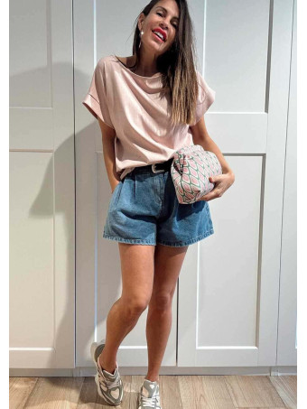 Bolso Lona Frame Bag Geométrico Verde/Lila HEVE