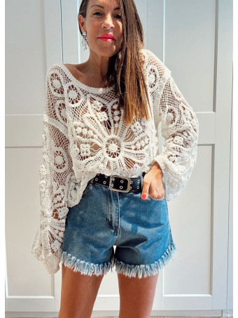 Punto Crochet SIRYANE Blanco HEVE