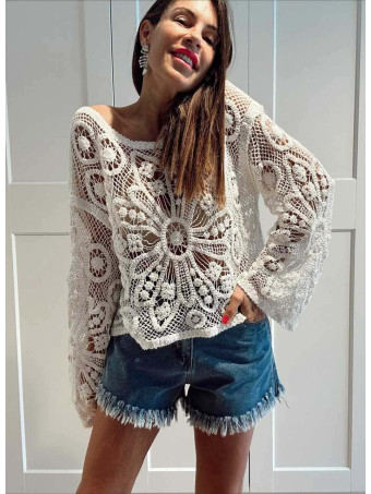 Punto Crochet SIRYANE Blanco HEVE