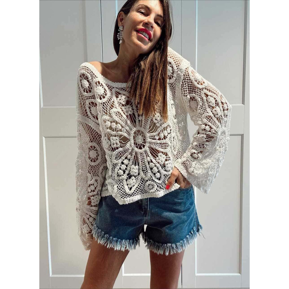 Punto Crochet SIRYANE Blanco HEVE