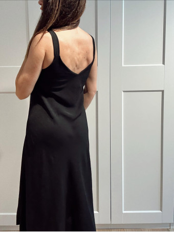 Vestido Evasé Pieza Metal ANKENY Negro HEVE
